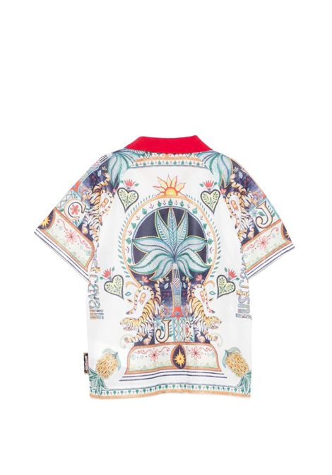 Polo con stampa JUST CAVALLI KIDS | JGP26106POHZCPALM PRIST